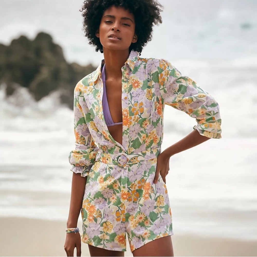 ANTHROPOLOGIE Charlie Holiday Giselle Playsuit
